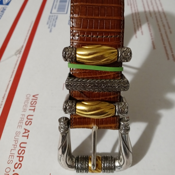 🐎🐴Brighton Vintage Leather Belt👡👡 🇺🇸 🇺🇲Size M Women,#47607,Made In U.S.A - Picture 13 of 16